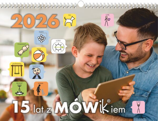 Kalendarz planszowy z naklejkami na 2026
