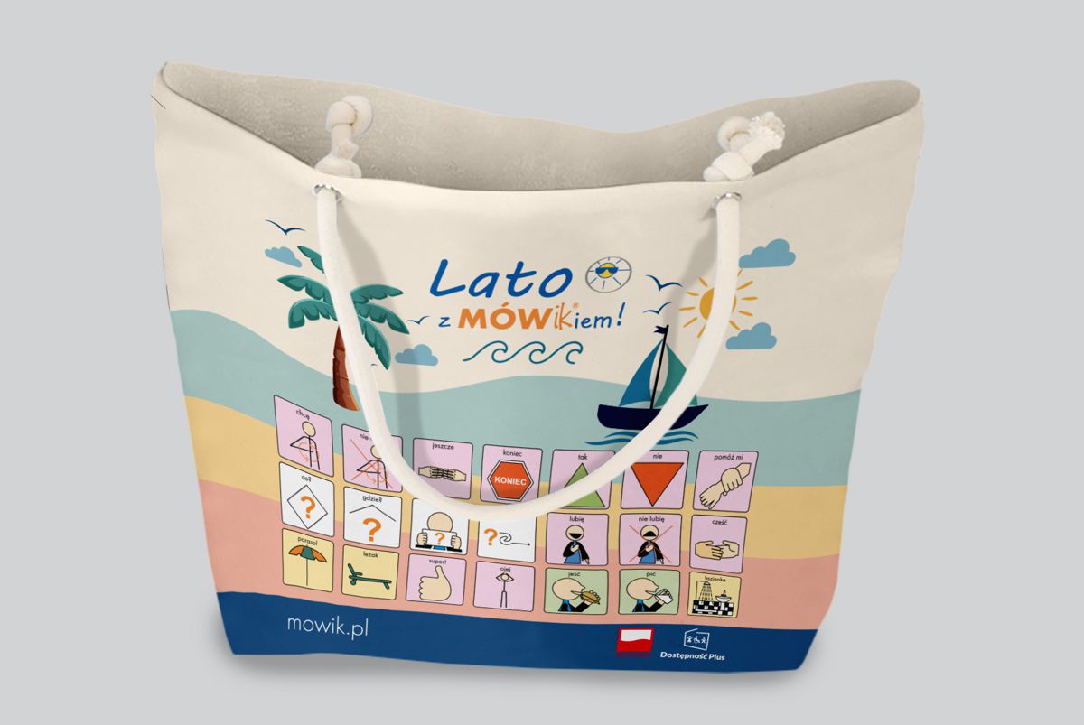 Torba plażowa "Lato z MÓWikiem"