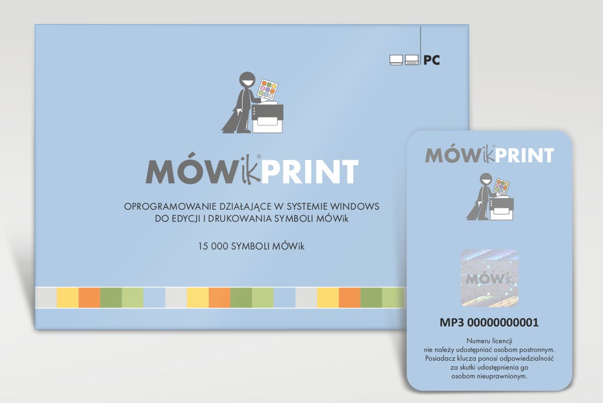 MÓWik PRINT 3.4 program do edycji i drukowania symboli